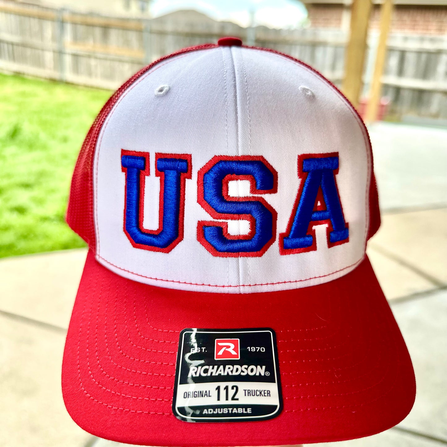 USA Trucker Hat (Richardson 112)