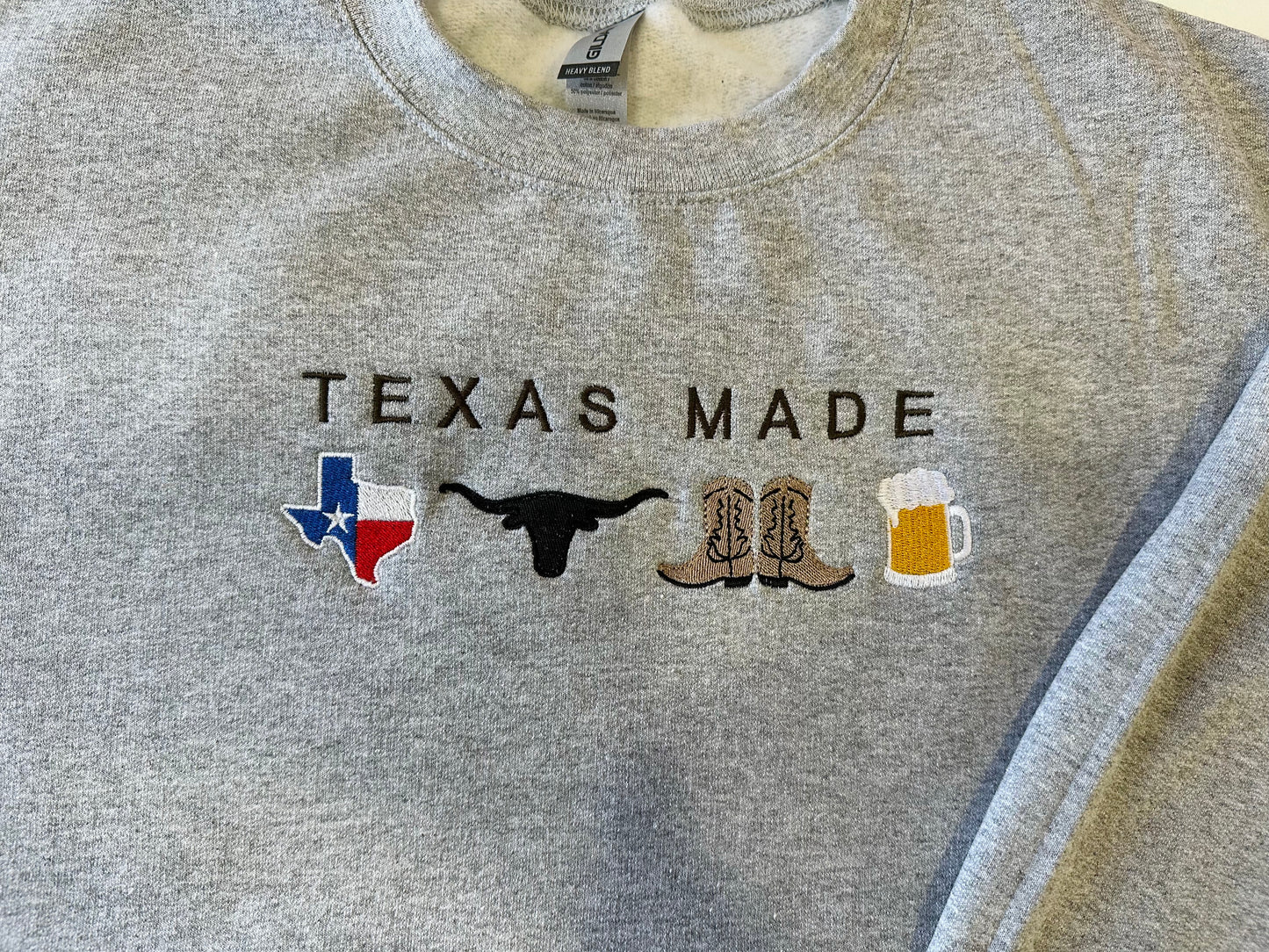 Texas Made Embroidered Sweatshirt