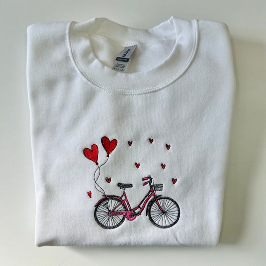 Love & Bikes Embroidered Sweatshirt