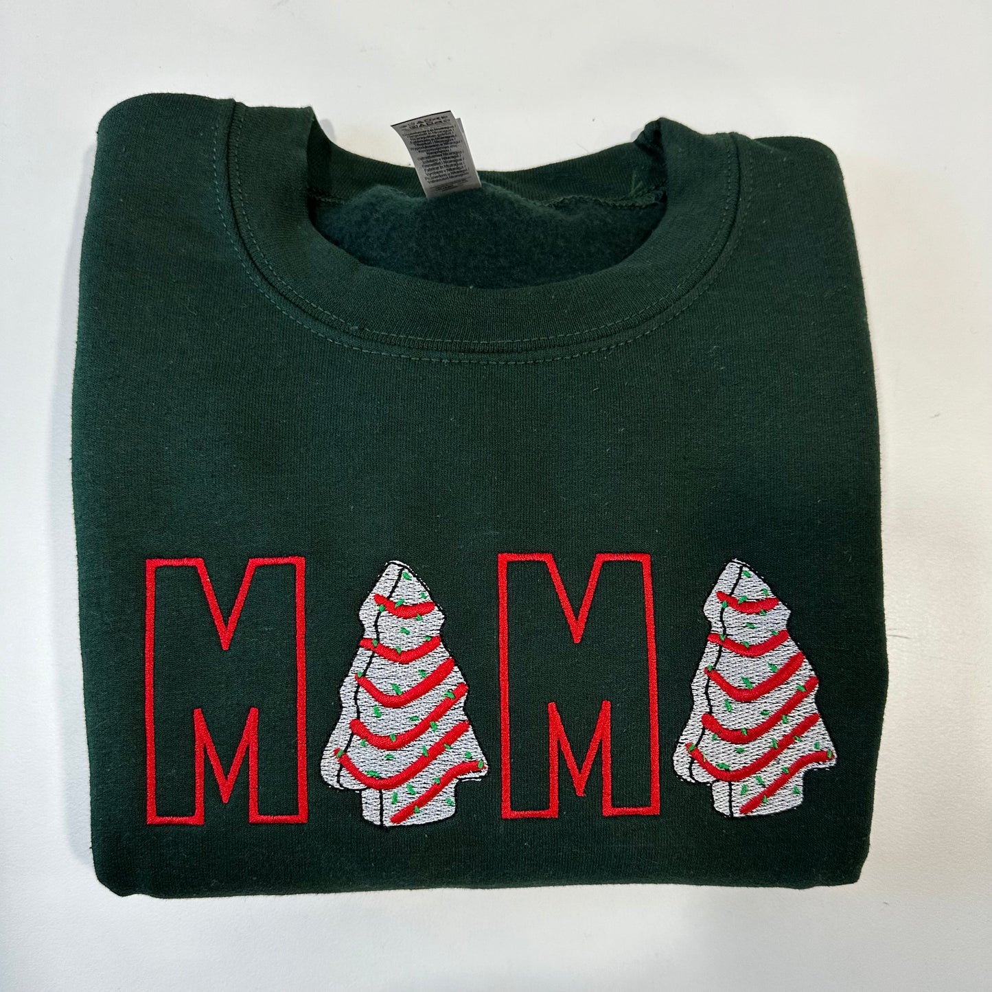 Mama Christmas Tree Cake Sweatshirt