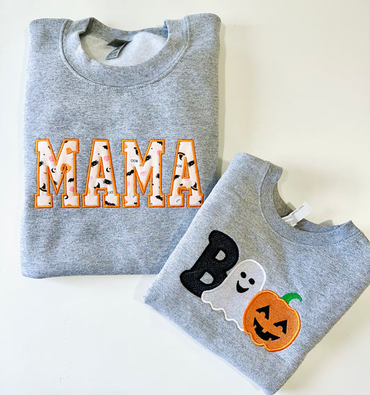 Mama & Toddler Halloween Sweatshirt