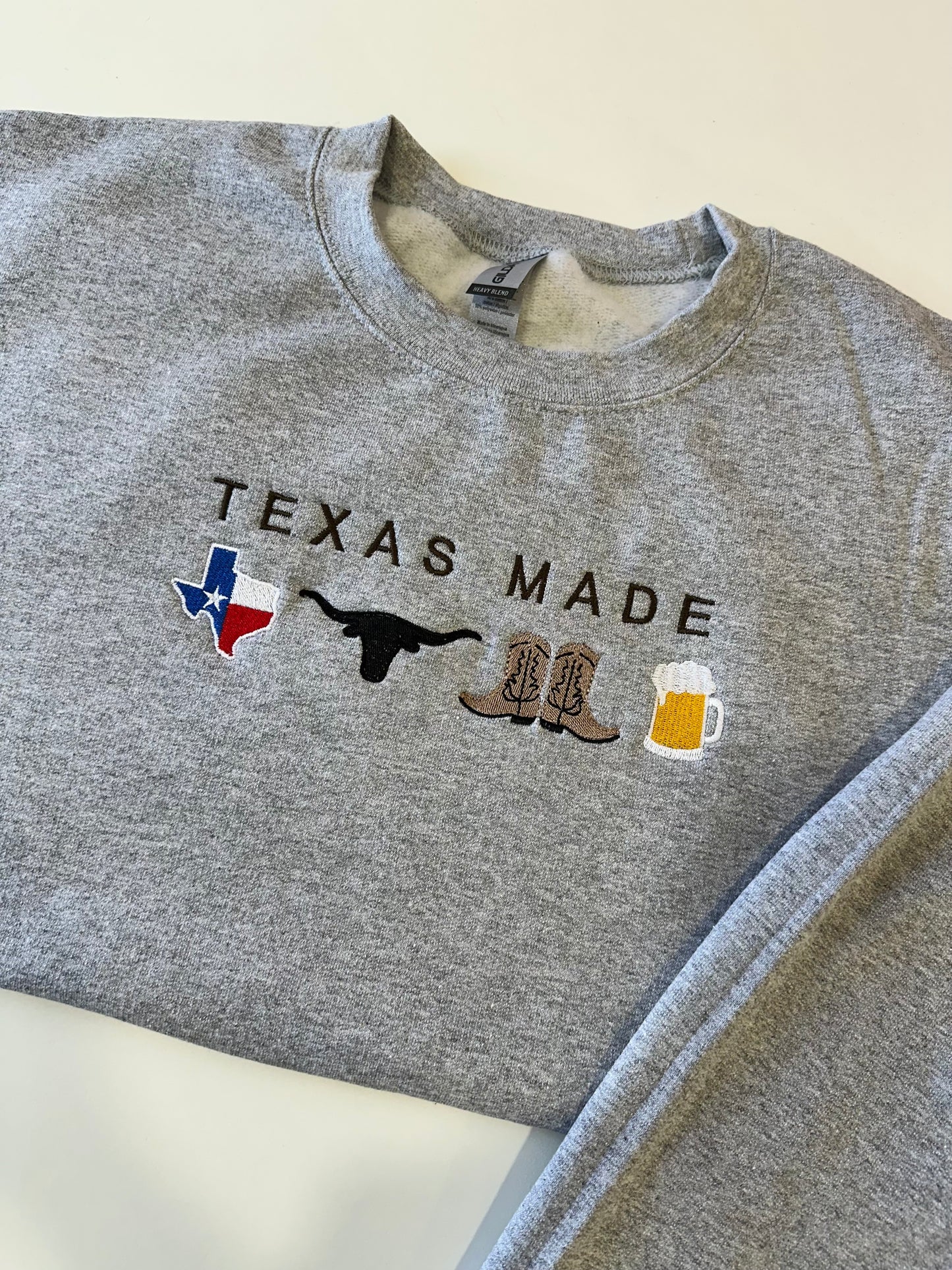 Texas Made Embroidered Sweatshirt