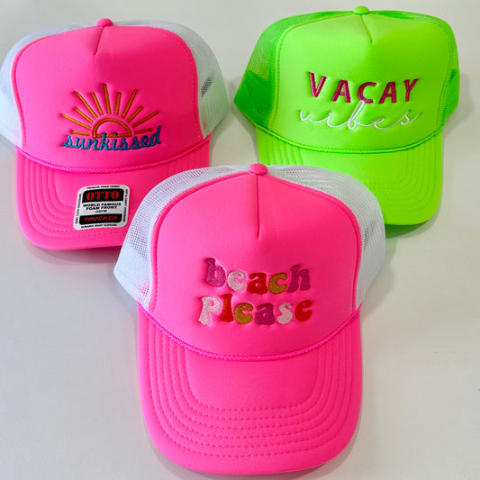 Summer Trucker Foam Hats