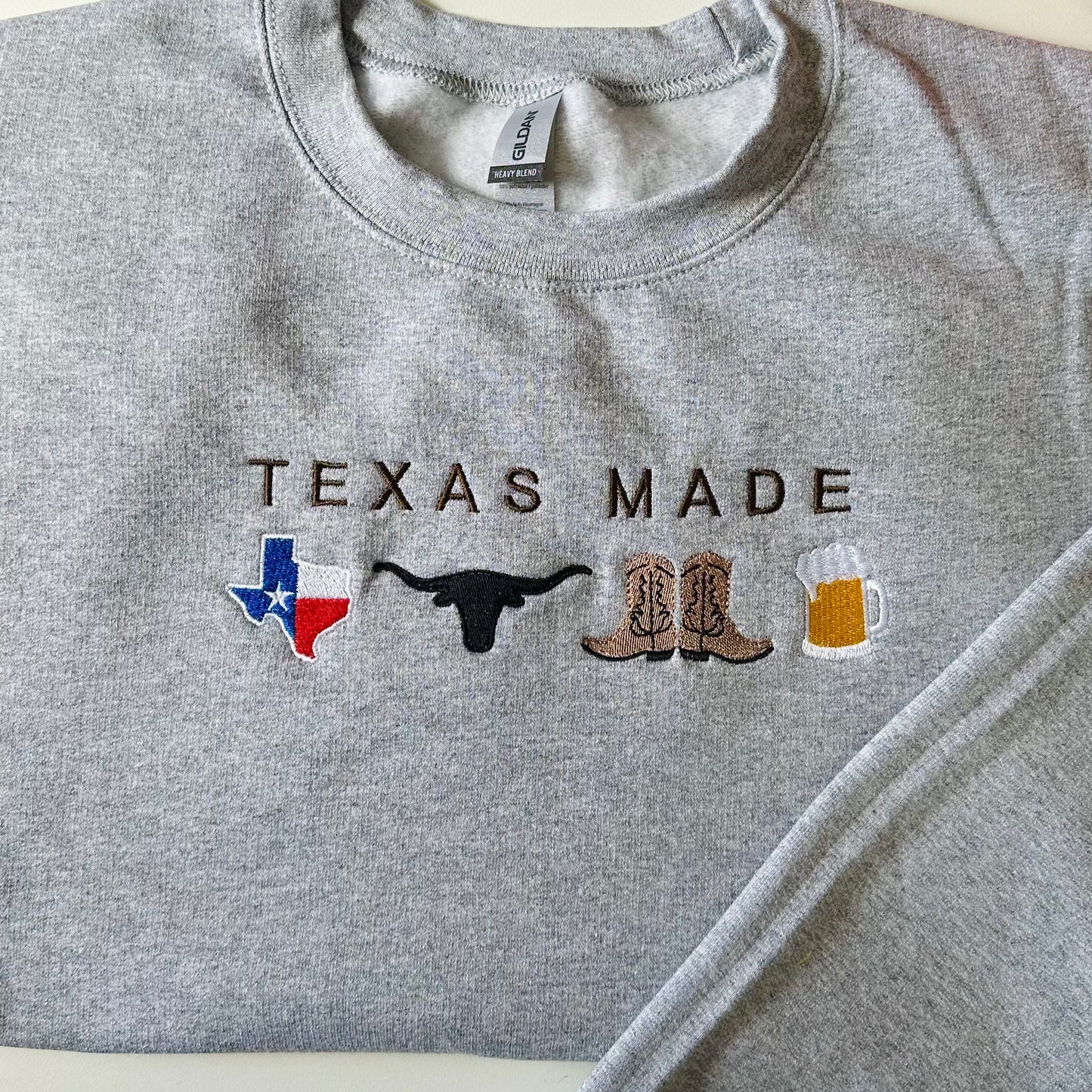 Texas Made Embroidered Sweatshirt