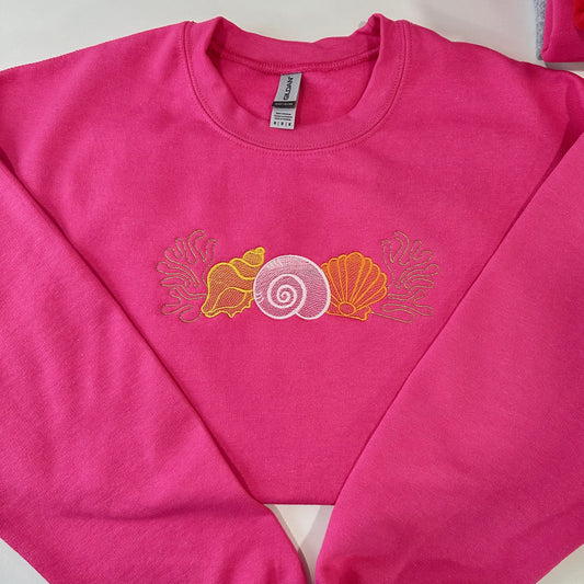 Shells Embroidered Sweatshirt