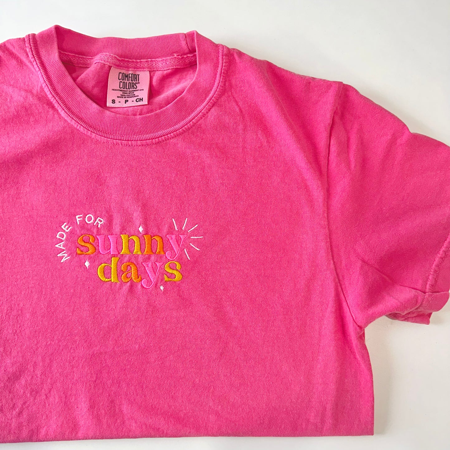 Made for Sunny Days Embroidered Tee