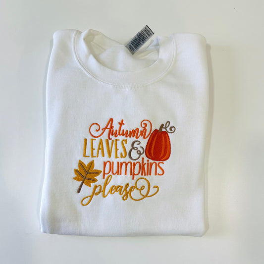 Autumn Leaves & Pumpkins Please