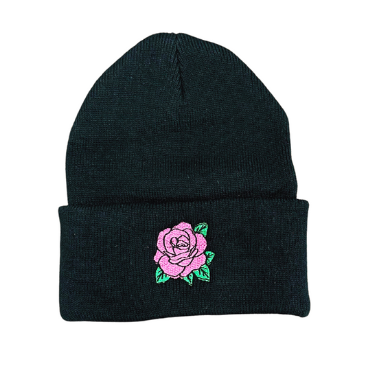 Pink Rose Beanie